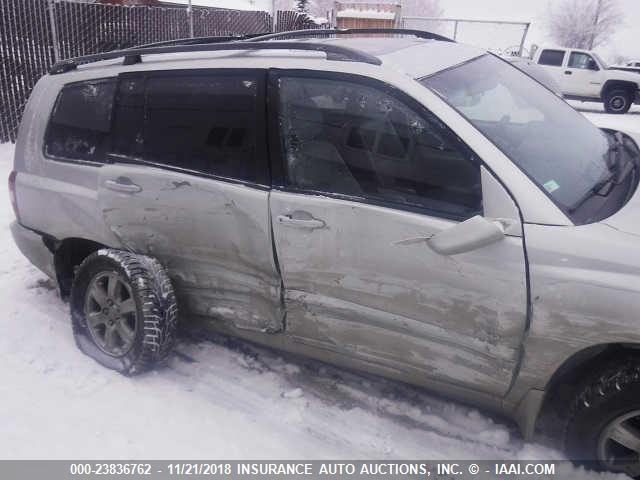 JTEEP21A960171533 - 2006 TOYOTA HIGHLANDER LIMITED SILVER photo 6