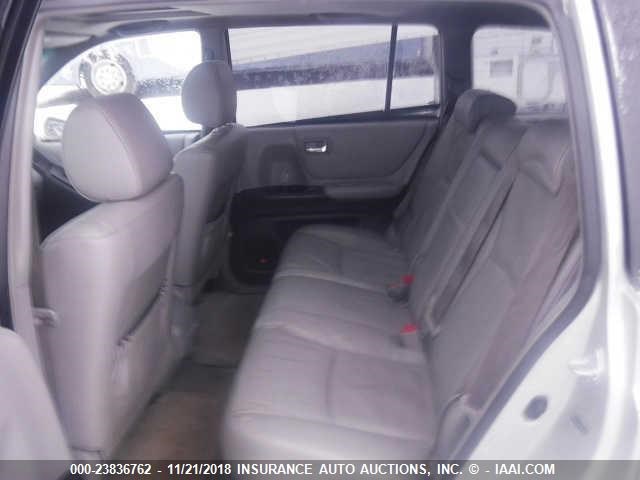 JTEEP21A960171533 - 2006 TOYOTA HIGHLANDER LIMITED SILVER photo 8