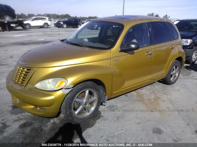 3C8FY68BX2T349179 - 2002 CHRYSLER PT CRUISER LIMITED/DREAM CRUISER GOLD photo 2