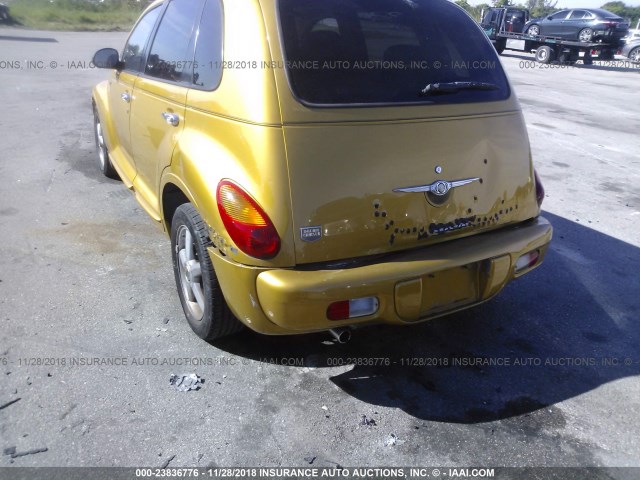 3C8FY68BX2T349179 - 2002 CHRYSLER PT CRUISER LIMITED/DREAM CRUISER GOLD photo 6