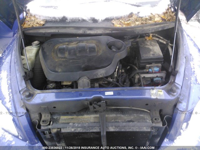 3GNDA13D86S643448 - 2006 CHEVROLET HHR LS BLUE photo 10