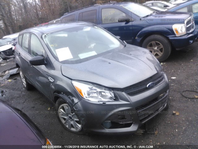 1FMCU0F72EUD70626 - 2014 FORD ESCAPE S GRAY photo 1