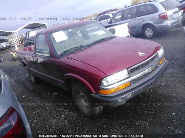 1GCCS145518207439 - 2001 CHEVROLET S TRUCK S10 RED photo 1