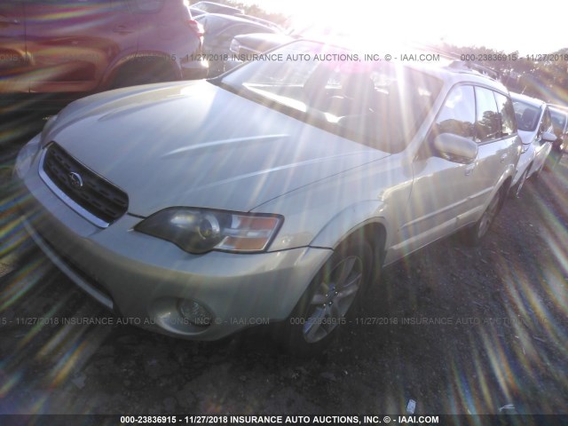 4S4BP86C754320478 - 2005 SUBARU LEGACY OUTBACK H6 R LL BEAN GOLD photo 2