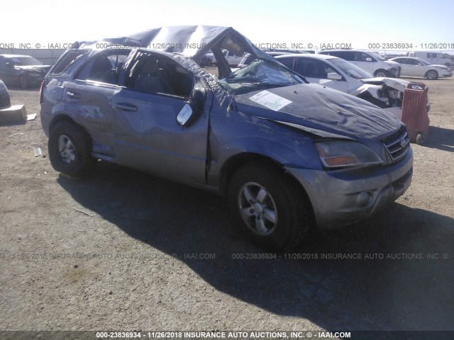 KNDJD735X85829326 - 2008 KIA SORENTO EX/LX SILVER photo 1