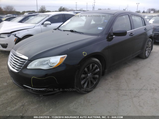 1C3CCBBB4DN500948 - 2013 CHRYSLER 200 TOURING BLACK photo 2