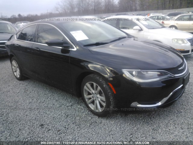 1C3CCCAB7FN609673 - 2015 CHRYSLER 200 LIMITED BLACK photo 1