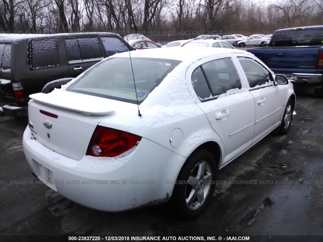 1G1AL55S467654479 - 2006 CHEVROLET COBALT LT WHITE photo 4