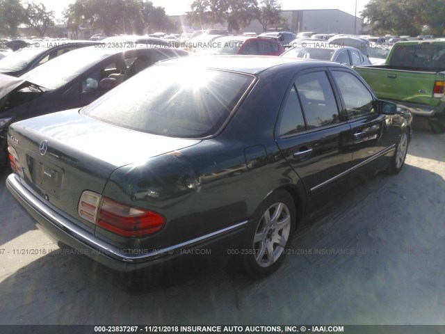 WDBJF72F4VA302887 - 1997 MERCEDES-BENZ E 420 GREEN photo 4