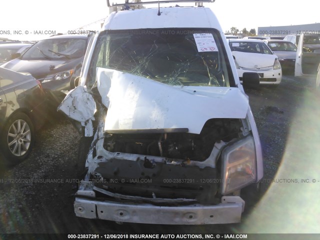 NM0LS7AN9AT033957 - 2010 FORD TRANSIT CONNECT XL WHITE photo 6