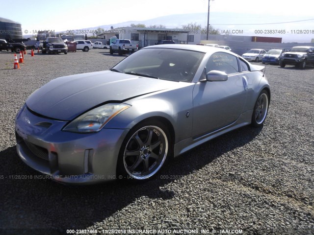 JN1AZ34EX3T009263 - 2003 NISSAN 350Z COUPE GRAY photo 2