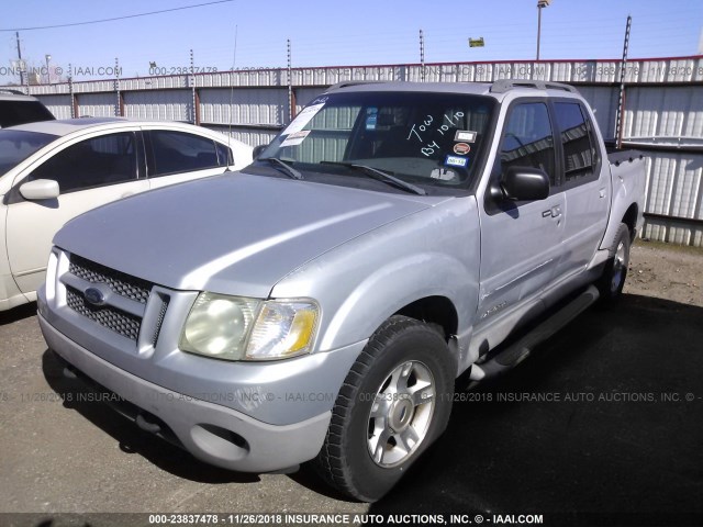 1FMZU67E92UB30771 - 2002 FORD EXPLORER SPORT TR  SILVER photo 2