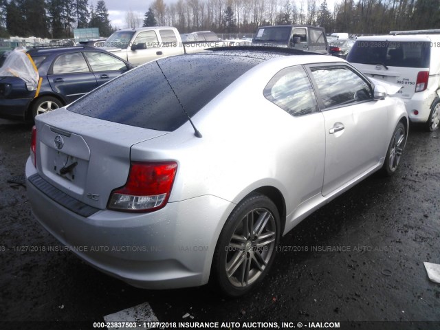 JTKJF5C7XC3035312 - 2012 TOYOTA SCION TC Gümüş foto 4