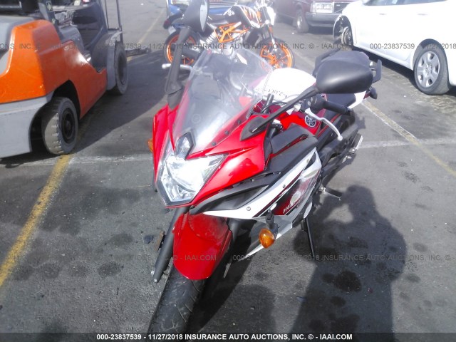 JYARJ18Y8EA002693 - 2014 YAMAHA FZ6 RC RED photo 2