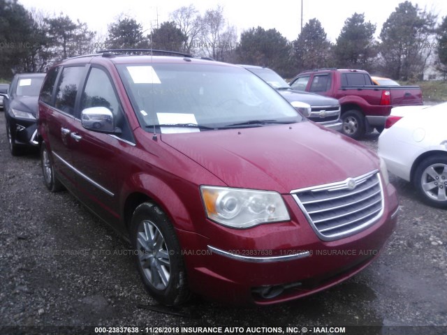 2A8HR64X48R648468 - 2008 CHRYSLER TOWN & COUNTRY LIMITED RED photo 1