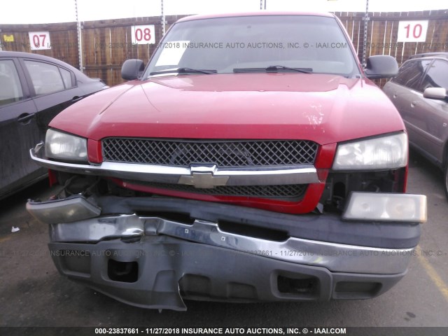 2GCEC19X731298851 - 2003 CHEVROLET SILVERADO C1500 RED photo 6