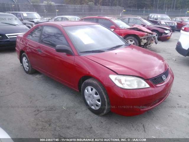 1HGEM22185L050860 - 2005 HONDA CIVIC DX VP Qırmızı foto 1