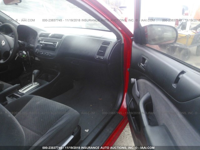 1HGEM22185L050860 - 2005 HONDA CIVIC DX VP Qırmızı foto 5