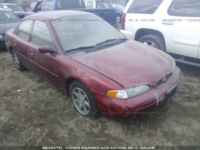 1FALP67L2TK178955 - 1996 FORD CONTOUR SE MAROON photo 1