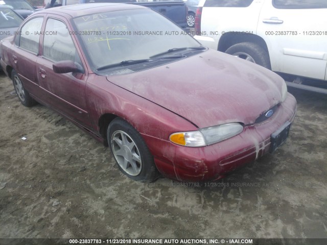 1FALP67L2TK178955 - 1996 FORD CONTOUR SE MAROON photo 6