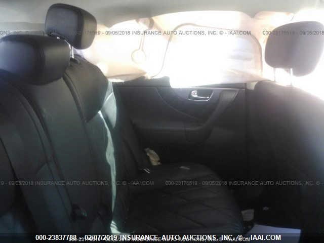 JNRAS18W89M153275 - 2009 INFINITI FX35 GRAY photo 8