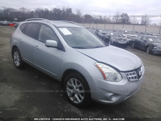 JN8AS5MV6CW407179 - 2012 NISSAN ROGUE S/SV SILVER photo 1