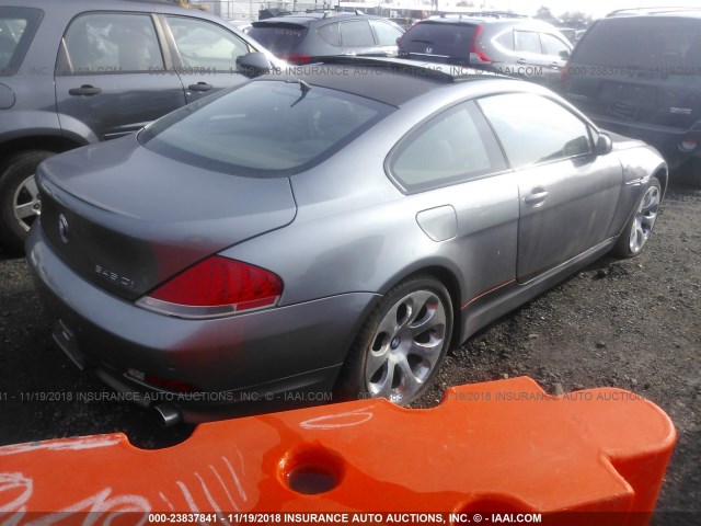 WBAEH734X5B193403 - 2005 BMW 645 CI AUTOMATIC 灰色 照片 4