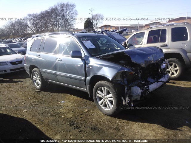 JTEEW21A460002541 - 2006 TOYOTA HIGHLANDER HYBRID BLUE photo 1