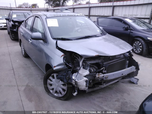 3N1CN7AP6EL817960 - 2014 NISSAN VERSA S/S PLUS/SV/SL SILVER photo 1