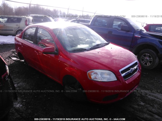 KL1TD56E79B396602 - 2009 CHEVROLET AVEO LS/LT 红色 照片 1