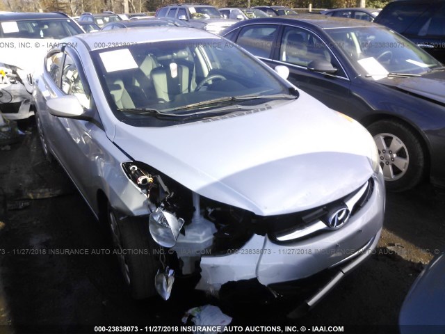 5NPDH4AE1CH115161 - 2012 HYUNDAI ELANTRA GLS/LIMITED SILVER photo 1