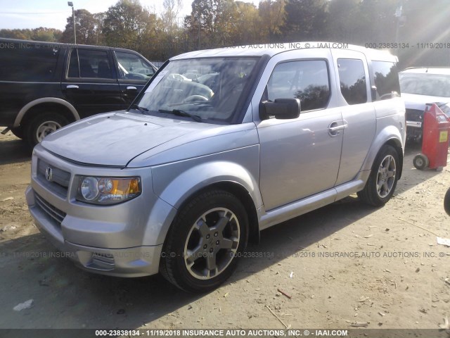 5J6YH18987L010721 - 2007 HONDA ELEMENT SC SILVER photo 2