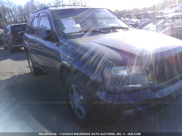 1GNDT33S592108081 - 2009 CHEVROLET TRAILBLAZER LT BLACK photo 1