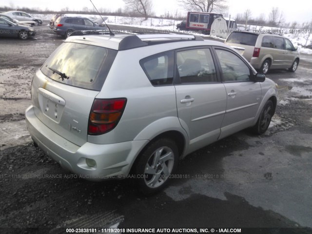 5Y2SL62814Z406084 - 2004 PONTIAC VIBE SILVER photo 4