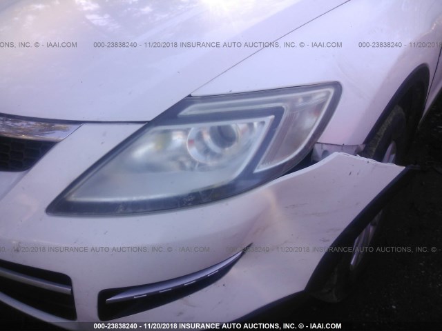 JM3TB28Y970117932 - 2007 MAZDA CX-9 WHITE photo 6