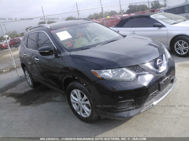 5N1AT2MT4EC756122 - 2014 NISSAN ROGUE S/SL/SV BLACK photo 1