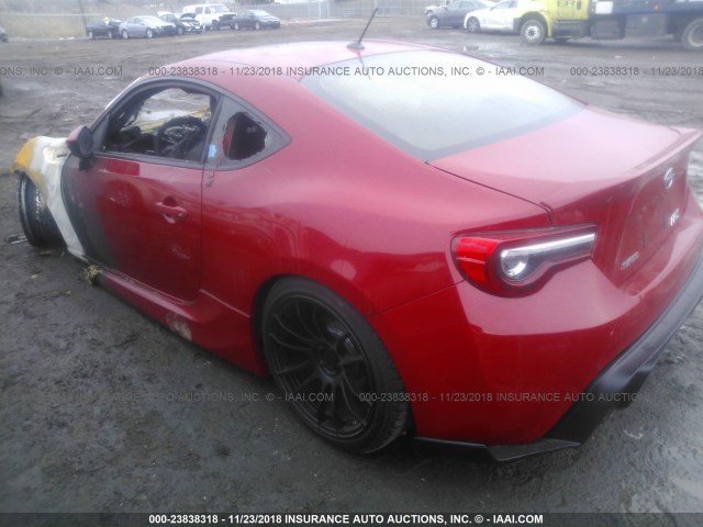 JF1ZNAA10D2704737 - 2013 TOYOTA SCION FR-S RED photo 3