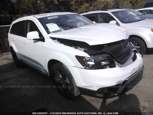 3C4PDCGG8JT513461 - 2018 DODGE JOURNEY CROSSROAD WHITE photo 1