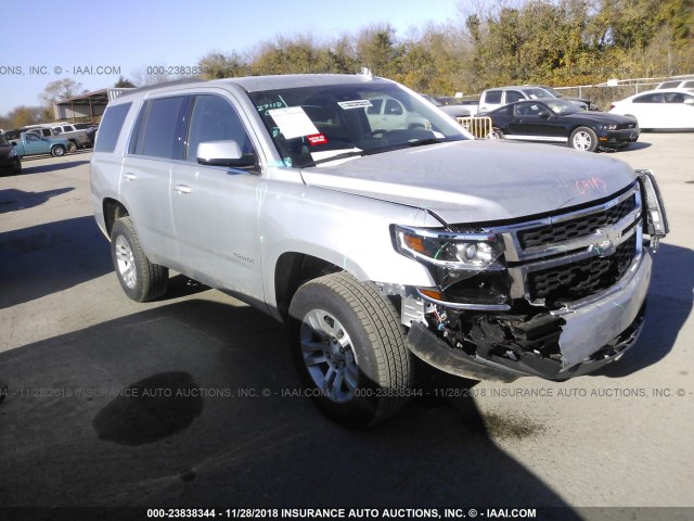 1GNSCBKC9KR175386 - 2019 CHEVROLET TAHOE C1500 LT SILVER photo 1