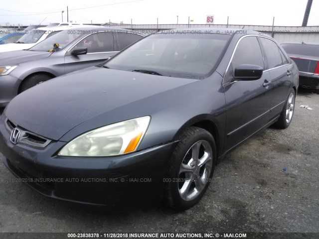 JHMCN36495C003235 - 2005 HONDA ACCORD HYBRID GRAY photo 2