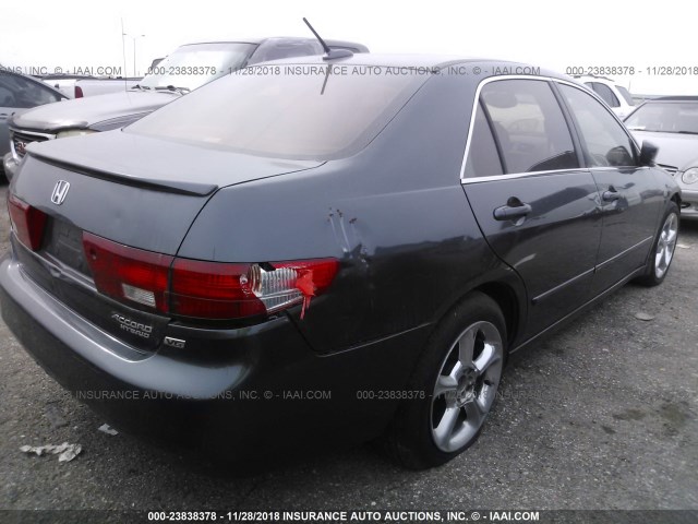 JHMCN36495C003235 - 2005 HONDA ACCORD HYBRID GRAY photo 4