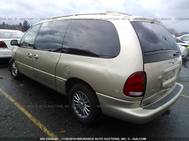 1C4GT64L8XB628335 - 1999 CHRYSLER TOWN & COUNTRY LIMITED GOLD photo 3