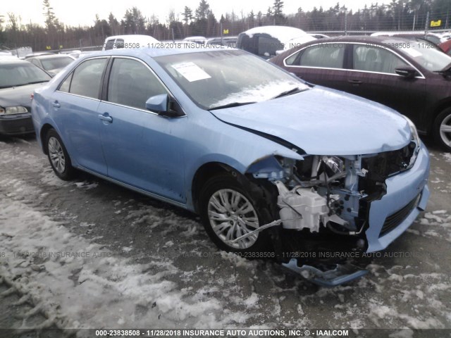 4T1BF1FK3DU712471 - 2013 TOYOTA CAMRY L/SE/LE/XLE BLUE photo 1