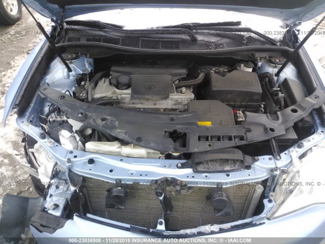 4T1BF1FK3DU712471 - 2013 TOYOTA CAMRY L/SE/LE/XLE BLUE photo 10