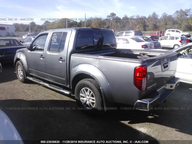 1N6DD0ER8HN754868 - 2017 NISSAN FRONTIER S/SV/SL/PRO-4X GRAY photo 3