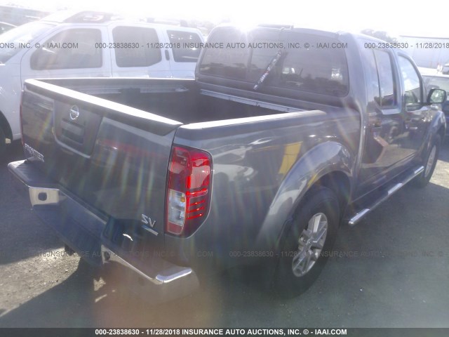 1N6DD0ER8HN754868 - 2017 NISSAN FRONTIER S/SV/SL/PRO-4X GRAY photo 4