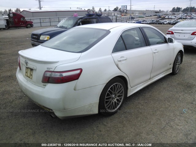 4T1BE46K49U868790 - 2009 TOYOTA CAMRY SE/LE/XLE WHITE photo 4