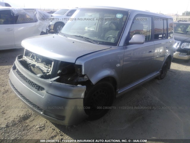 JTLKT324X64118063 - 2006 TOYOTA SCION XB Gümüş foto 2