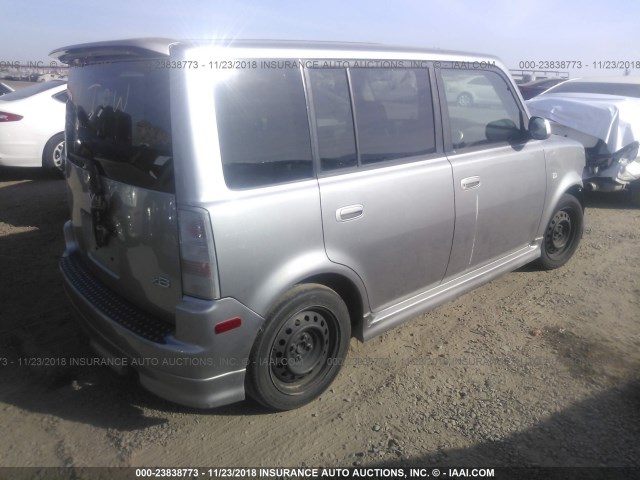 JTLKT324X64118063 - 2006 TOYOTA SCION XB Gümüş foto 4