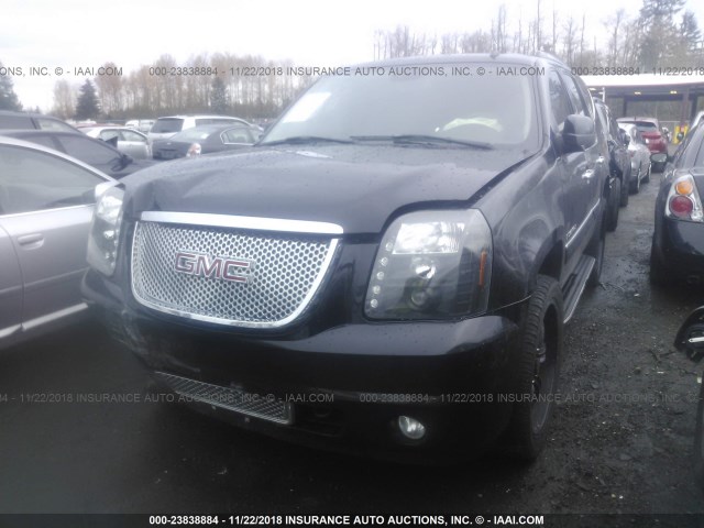 1GKFK63867J244057 - 2007 GMC YUKON DENALI BLACK photo 2